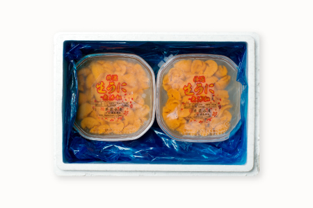 無添加エゾバフンウニ塩水パック100g×2P[10月上旬以降発送] F-20011