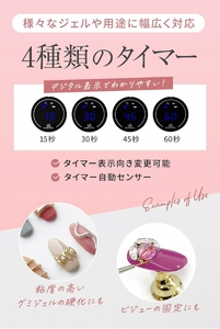 シャイニージェル 18WLEDランプ ネイルライト LEDライト UVなし SHINYGEL [1595]