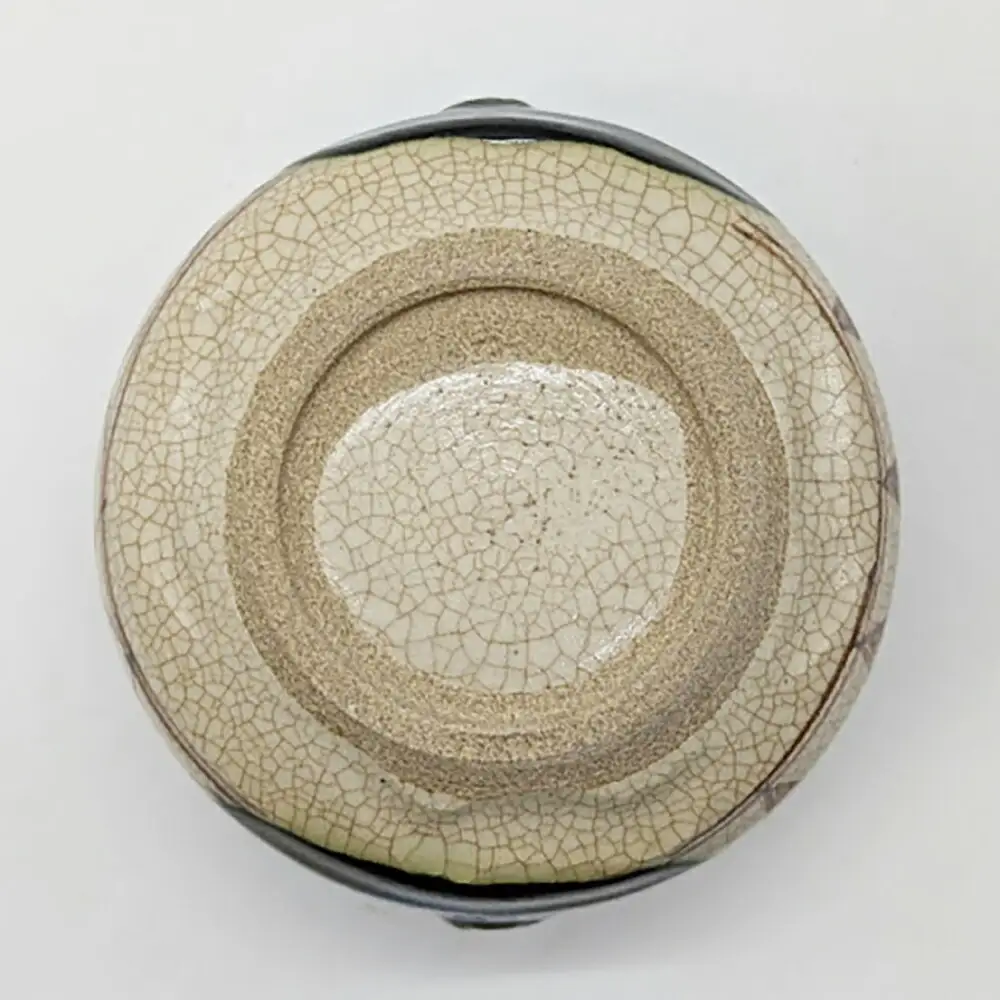 【瀬戸焼】織部印花四方小鉢ペア 2個セット 【山長陶苑】 / 小鉢 小皿 皿 食器 和食器 / 瀬戸市[BBBH052]