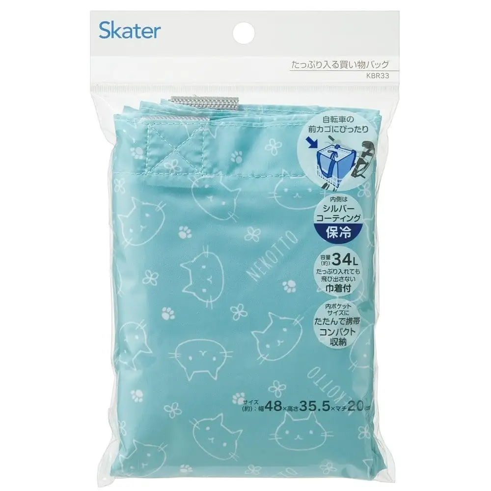 たっぷり入る買い物バッグ ねこっと スケーター 6-314