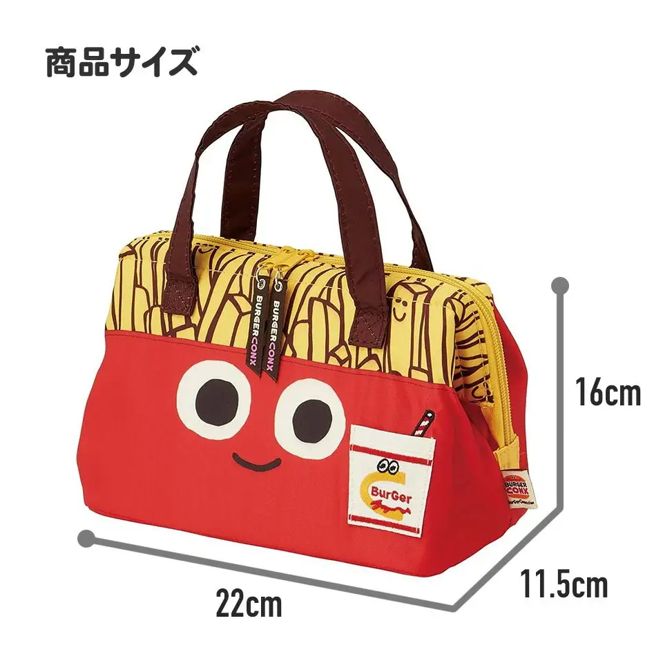 がま口型ランチバッグ	バーガーコンクス　ポテト