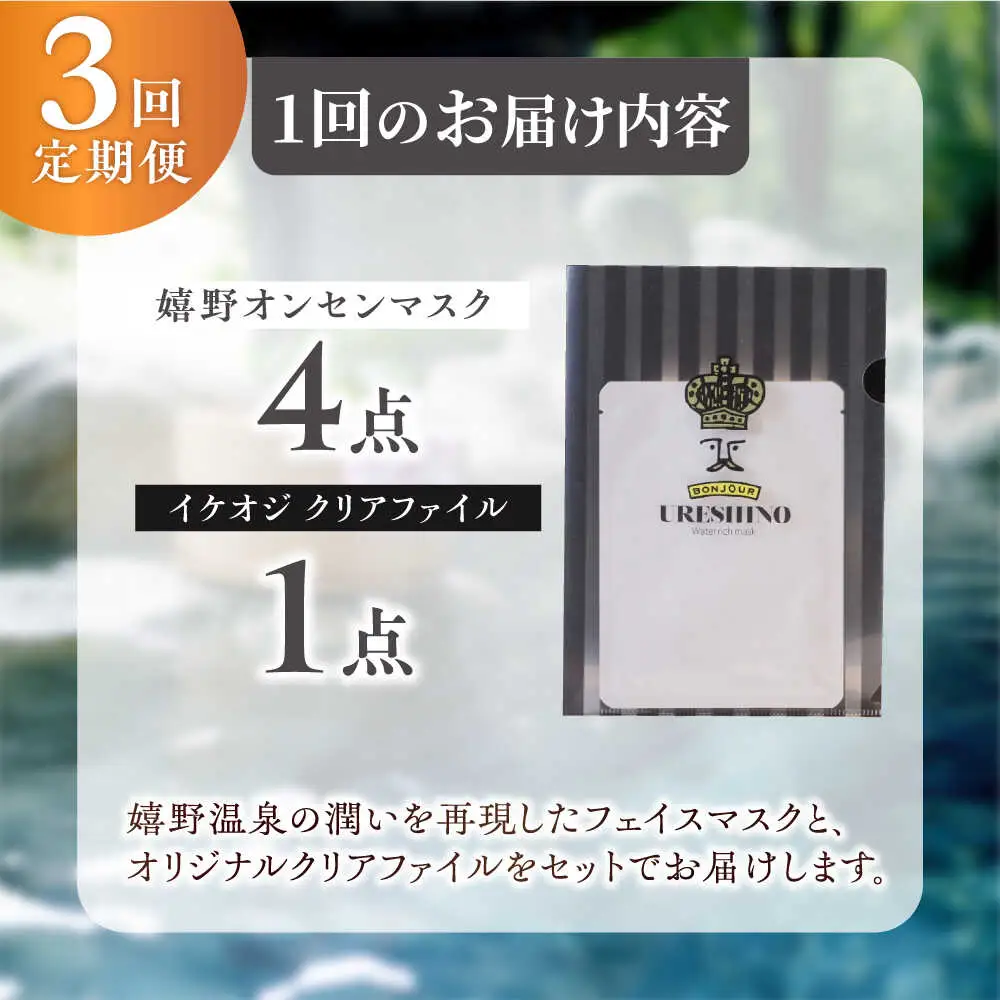 【定期便】 スキンケア 美容マスク NCV107 スキンケア 全3回