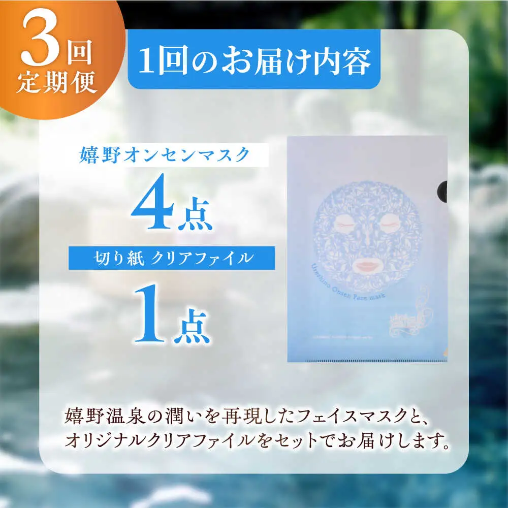 【定期便】 スキンケア 美容マスク NCV110 スキンケア 全3回