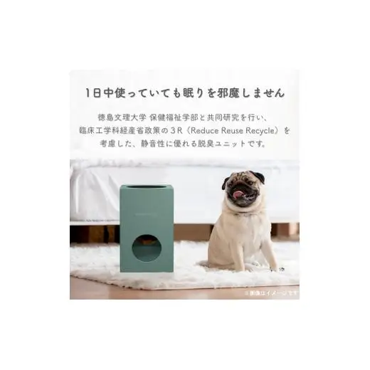 BANBOO AIR（バンブーエア） 竹炭活性炭脱臭装置 （グリーン）