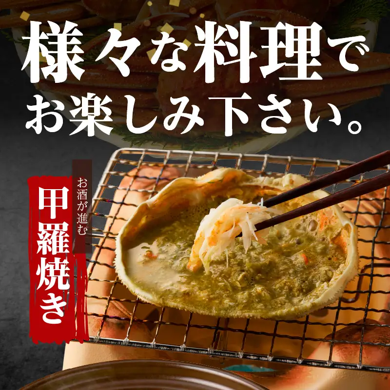 【訳あり規格】バルダイ種 ズワイガニ姿 3kg（5～10尾）