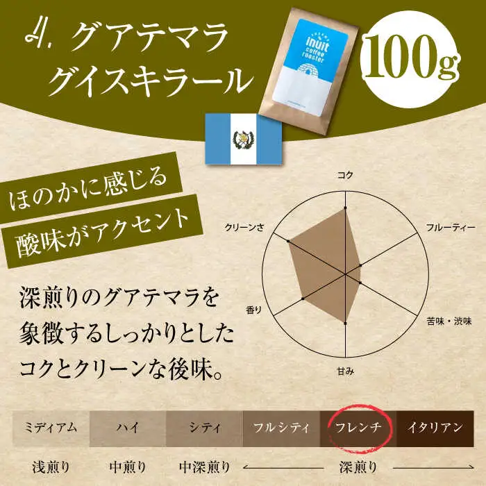 【全12回定期便】 【中粗挽きタイプ】タイプ ビターな深煎り ＜スペシャルティコーヒー＞ 400ｇセット【イヌイットコーヒーロースター】[ASAB036]