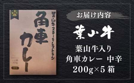 葉山牛 レトルト 葉山牛入り角車カレー 1人前 200g × 5パック ／ カレー [ASBD011]