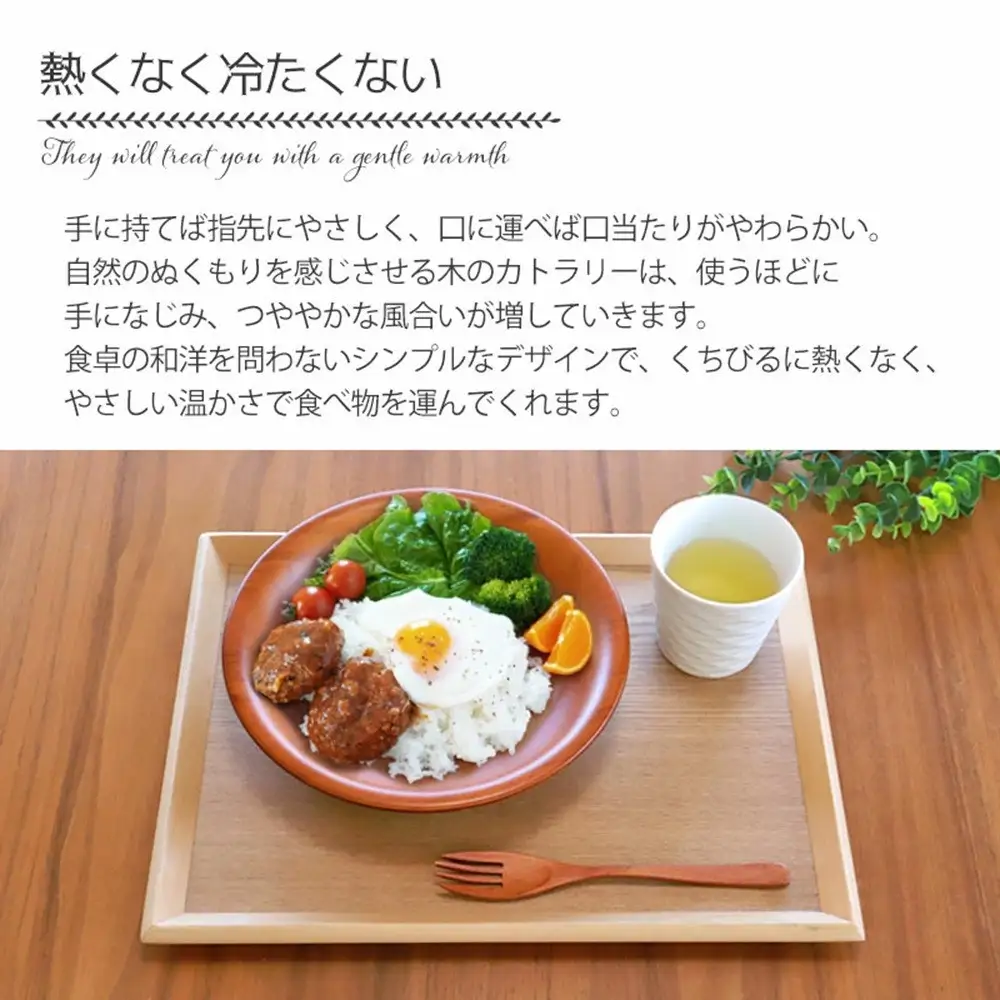 みよし漆器本舗 フォーク 大 食洗機対応 18cm 5本セット 木製 紀州PROコート 漆塗り