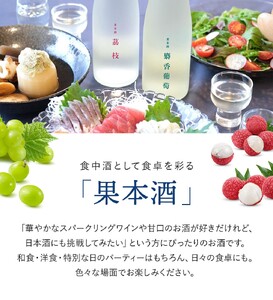 梅乃宿 果本酒 茘枝(ライチ) 500ml ／ 日本酒 フルーツ 果実 ライチ 新感覚 お酒 純米大吟醸 贈り物 ギフト プレゼント フルーティー 【umyd042】