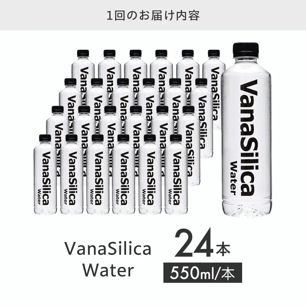 ミネラルウォーター【全6回定期便】VanaSilica Water 24本[AOEH016]ミネラルウォーター