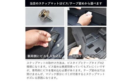 フロアマット 車 トヨタ 40系45系 アルファード フロアマット 7人 6人 波柄 ﾏｼﾞｯｸﾃｰﾌﾟ