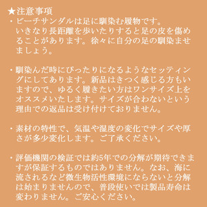 ビーチサンダル ネイビー 【サンダル】