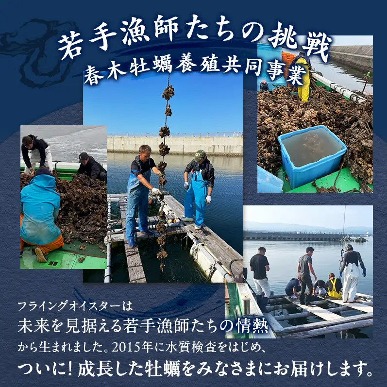 殻付き 牡蠣 4kg 加熱用 生牡蠣【先行予約】フライングオイスター