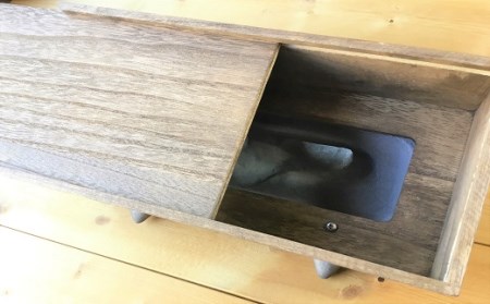 鬼瓦ティッシュケース ２個セット（笑顔、睨み顔）H104-027