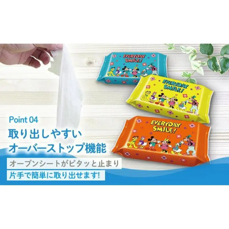 水99.9% あかちゃんのおしりふき（80枚×3P）×16セット 計48個 ミッキー&フレンズ ディスニー おしりふき シート お尻ふき 新生児 赤ちゃん ベビー 日本製 さらさら 水に近い まとめ買い 裾野市 静岡県