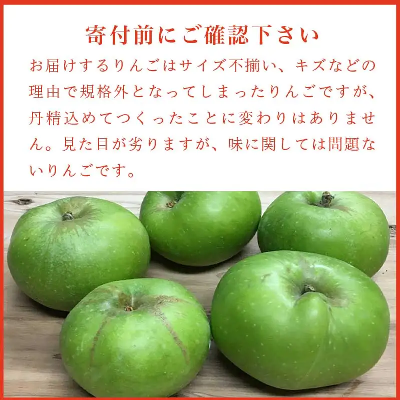 【訳あり】 ブラムリー 約3kg ［新規就農者応援コース 幸作会］長野県産 令和8年産【2026年8月末から順次発送】 ［KH-52］