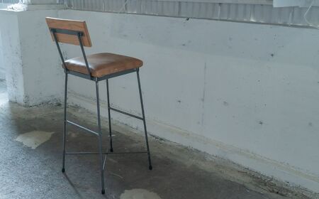 SK COUNTER CHAIR -本革- ダークブラウン 椅子