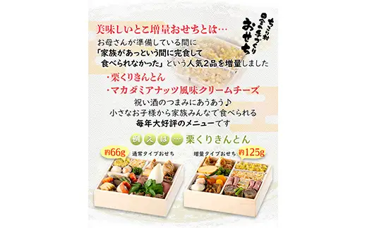 ちこり村 田舎の手づくりおせち（冷蔵） 人気2品増量＆栗きんとん3個付 おせち料理 おせち お節 正月 お正月 おせち 加工品 食品 F4N-2467