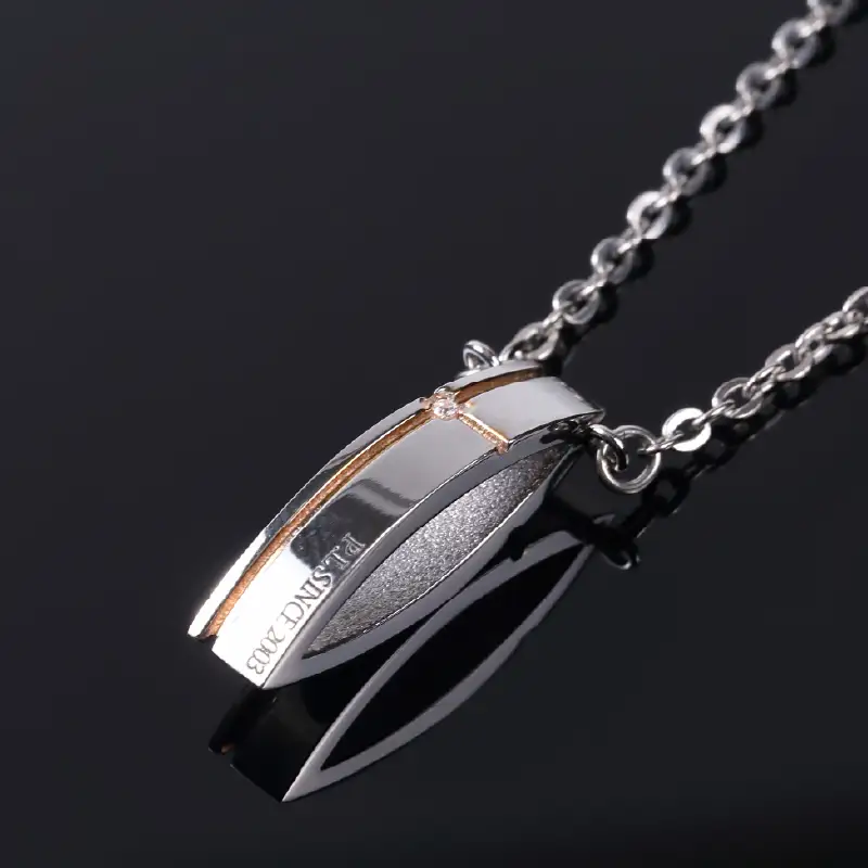 （プラチナIP55cm）管理医療機器 純チタン永久磁気ネックレス PURE LOOP OZ クリスプタイプ