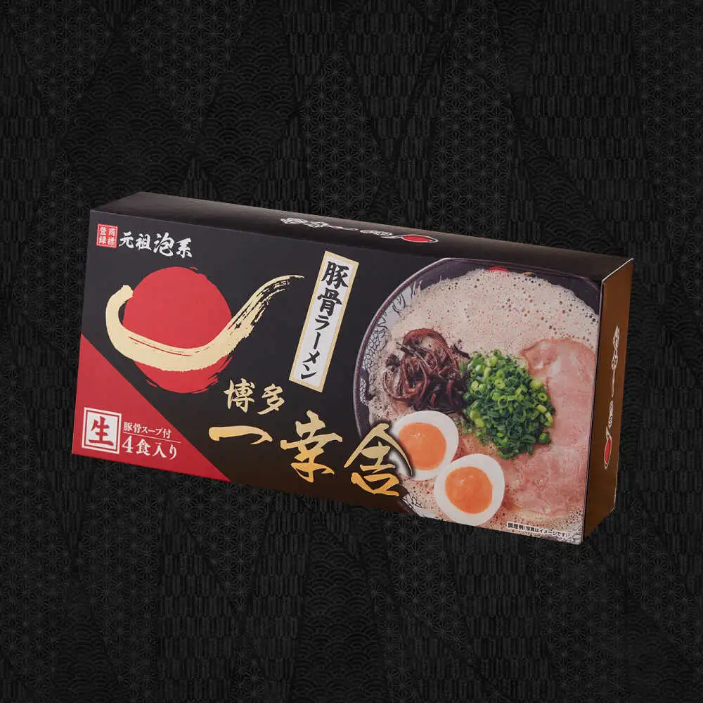 【2026年5月以降順次発送】博多一幸舎 豚骨ラーメン1箱（4食入り） 【慶史株式会社】豚骨 とんこつ 博多 [ABEU002]