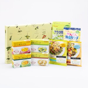 かんてんぱぱ スープサラダセット 伊那食品工業 寒天 詰め合わせ スープ サラダ 健康食品 【010-35】