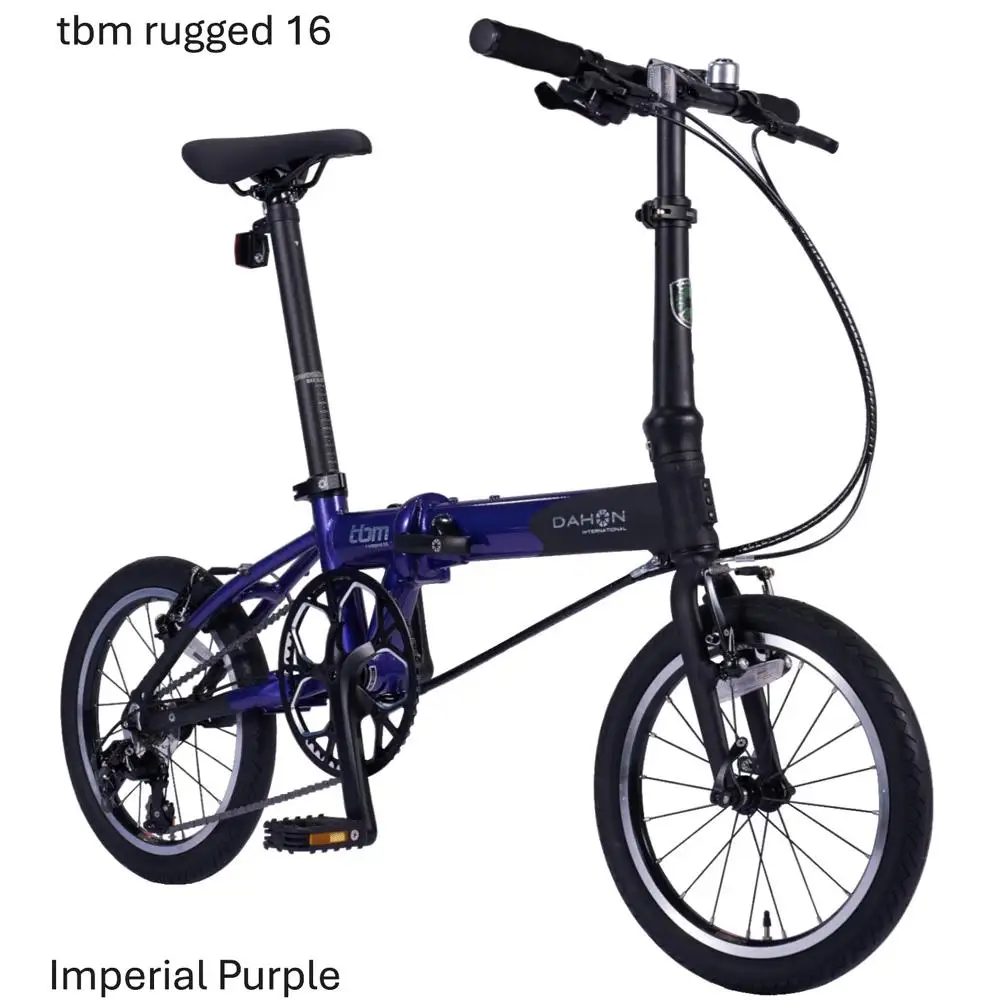 DAHON tbm rugged 16 Imperial Purple 送料無料 全国配送離島含│自転車 完成品 組み立て不要 折りたたみ自転車 通勤 通学 サイクリング 新生活 武田産業 三重県 四日市市 ふるさと納税