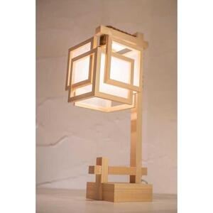 【照明／国産檜】スタンドライト/CombinationLamp『旬ミニ shun-mini』 白×白　A550-A