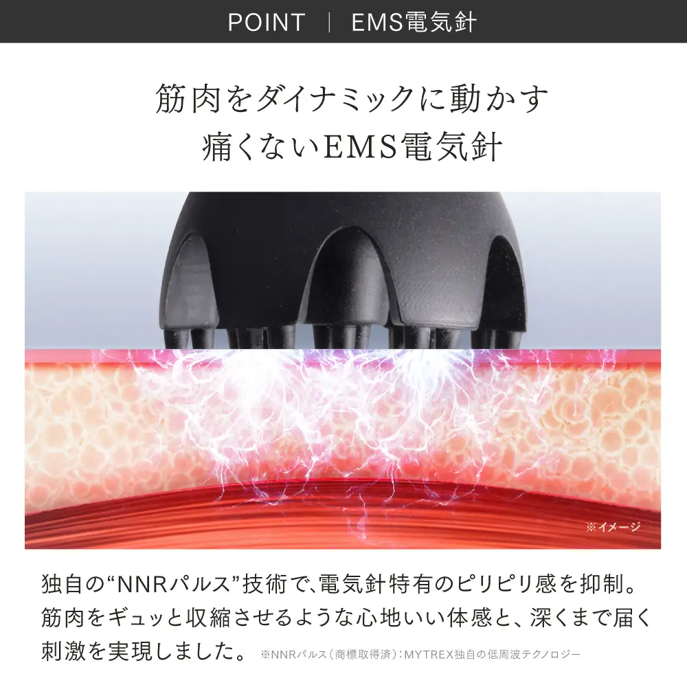 EMS ヘッドマッサージャー MYTREX HEAD SPA DeepX 電気針 頭皮ケア スカルプ 美顔器 リフトケア 顔 首 フェイス ボディ 防水 日用品 健康家電 美容家電 家電 マッサージ マッサージ機マイトレックス ヘッドスパ ディープエックス