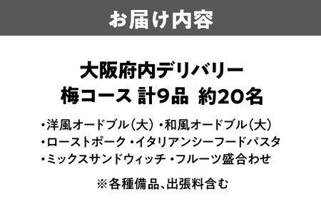 【大阪府内】デリバリー（梅コース）デリバリーサービス_OS243-0006-01
