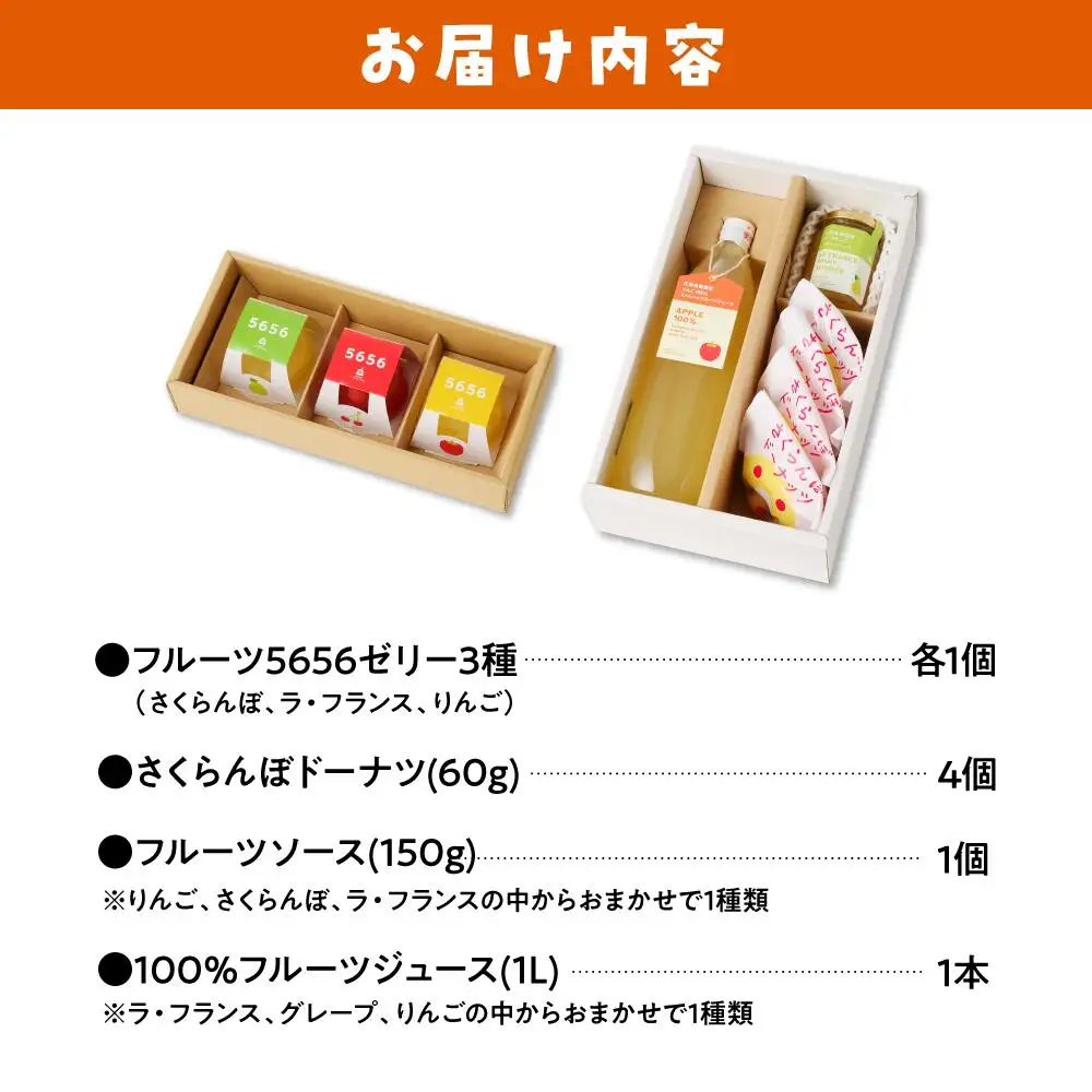 やまがたさくらんぼファーム スイーツ & ジュース セット ジュース
