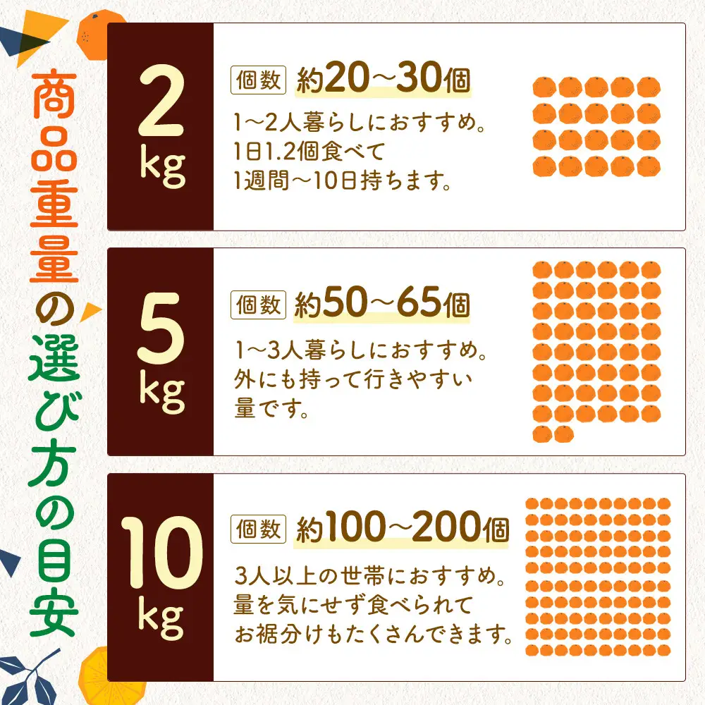 ［先行予約］［贈答用］秋採れみかん（早生みかん）2L〜3Lサイズ混合 10kg＋500g（傷み補償分）［2026年11月上旬より発送］