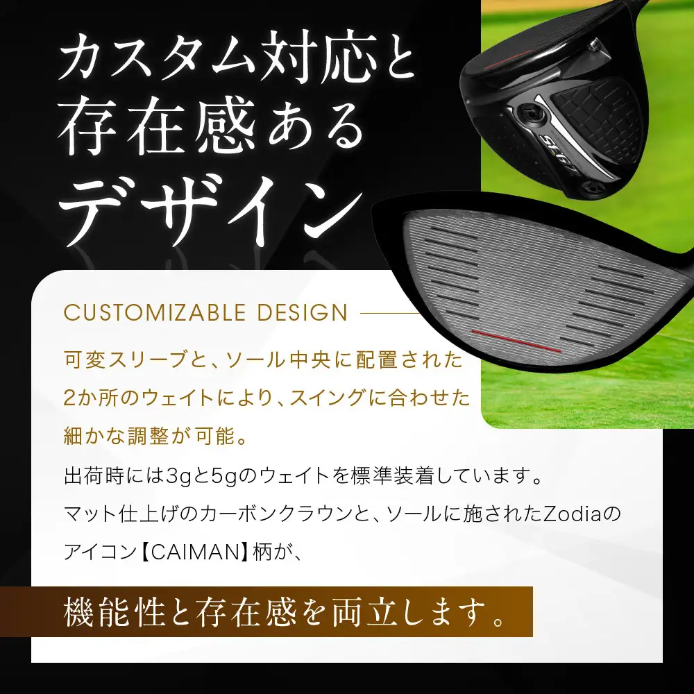 Zodia Z935 ドライバー　RODDIO社製Zodiaオリジナルシャフト50S