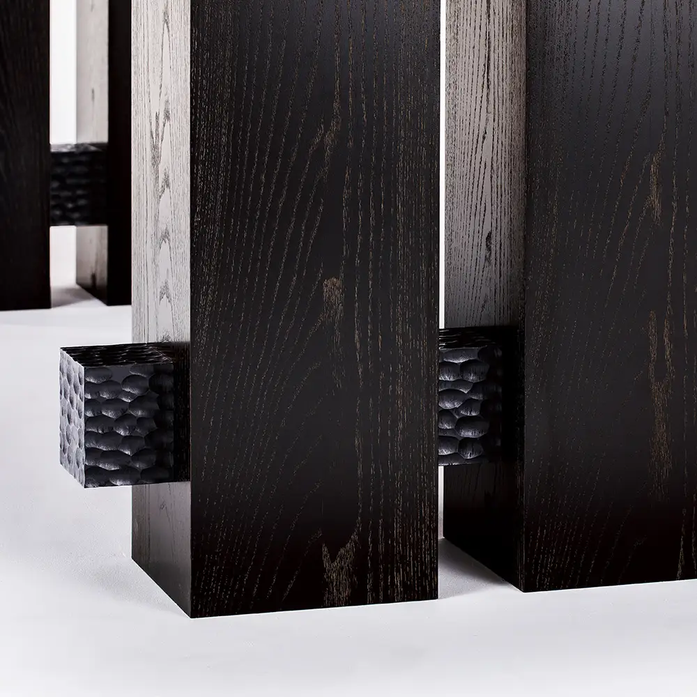 Polonaise Dining Table ／ 家具 テーブル ポロネーゼ ダイニングテーブル オリジナル家具 ブランド MATSUOKA マツオカ 松岡家具製造 高級感 上質 エレガント ラグジュアリー ワンランクアップ 洗練 ディテール 広島県 No.1143