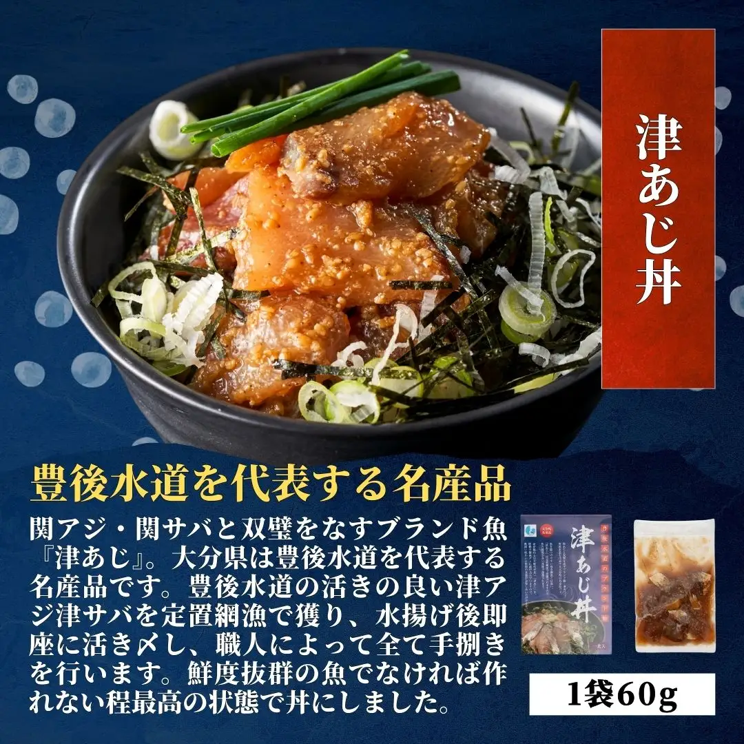 海鮮丼 3種 食べ比べ セット 各2袋/計6袋 | 海鮮丼 津久見市