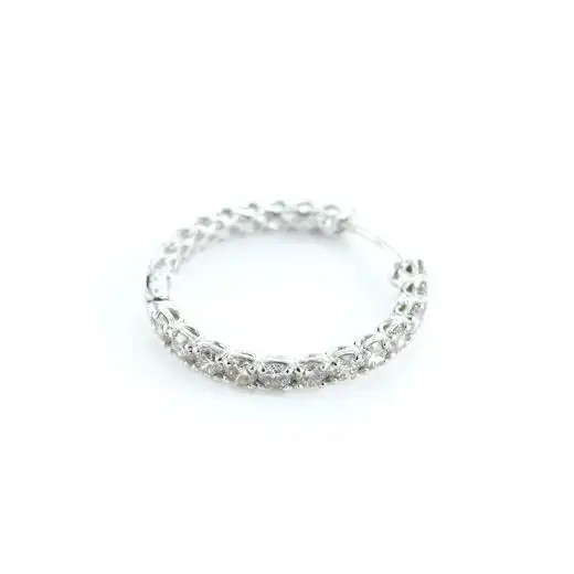 【ピアス】プラチナ ラボグロウンダイヤモンド 1.0ct PT900 両耳 リング型 レディース シンプル おしゃれ 大人 アクセサリー ジュエリー プレゼント 誕生日 記念日 お祝い かわいい ファッション LDP17783A