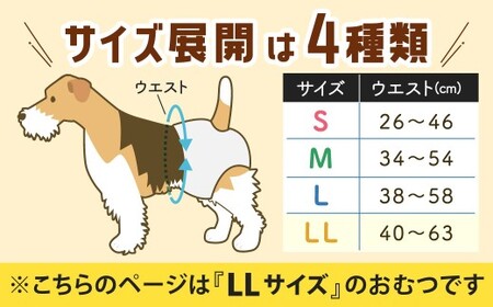 うんぽパンツ LLサイズ 40個入り ペット用品 老犬介護 犬用 猫用 ペット用 ペット用紙オムツ ペット用紙おむつ ペット用パンツ 福岡県 北九州市