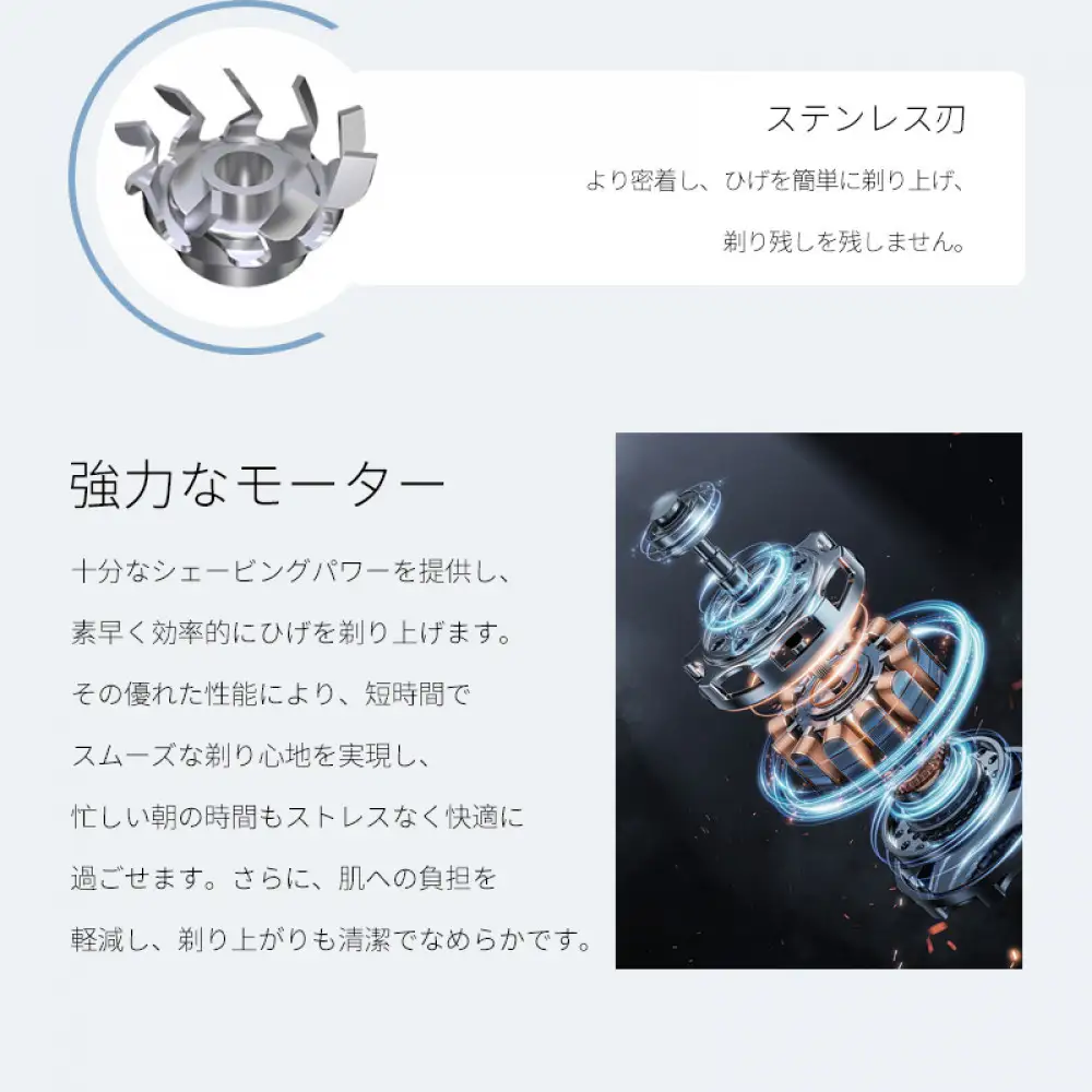 2025年新発売 髭剃り 電気シェーバー メンズ ＜ ベージュ＞ひげそり USB充電式 IPX7 防水防滴 コードレス 男性 深剃り 回転刃 3枚刃 コンパクト ポータブル Type-C タッチ制御 シェービング 高速モーター 静音作動 いつでも清潔 肌にやさしい 携帯便利 海外対応 1年間安心保証付き