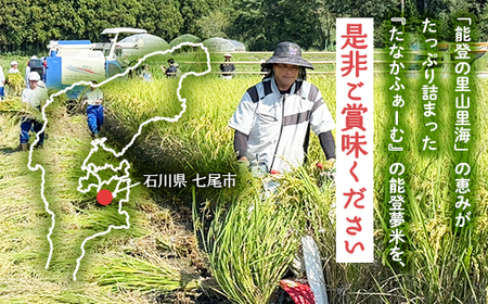 【発送時期が選べる】令和7年度産米 能登産 にじのきらめき 能登夢米 玄米 15kg（5kg×3袋） | こめ 国産 訳あり 生活応援価格 ご家庭用 石川県 七尾市 ※2025年10月～発送