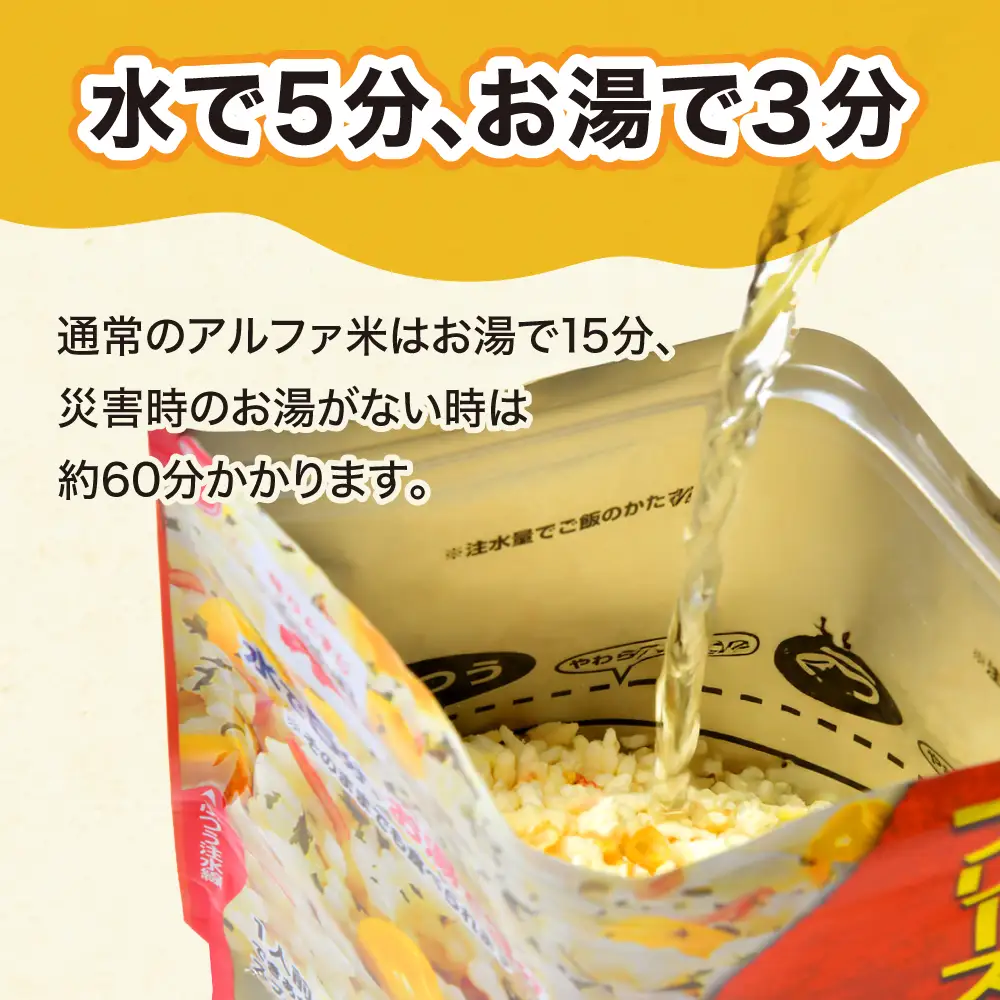 非常食 【永谷園】ﾌﾘｰｽﾞﾄﾞﾗｲ6食