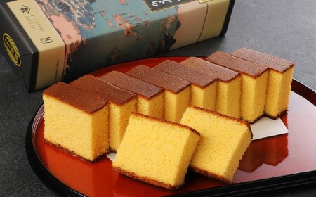 【伝統に育まれた本場の長崎カステラ】 10カット （380g） ×3本セット （合計1,140g） カステラ 和菓子 菓子 お菓子 スイーツ デザート セット 九州 長崎県 時津町 常温