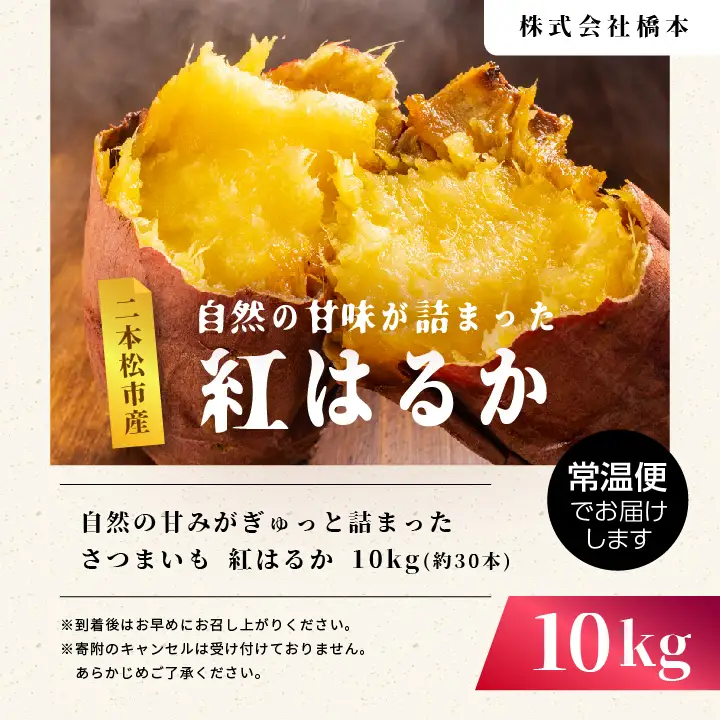 さつまいも 紅はるか 10kg ｜さつまいも【株式会社橋本】