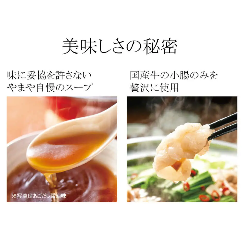 博多もつ鍋やまや もつ鍋セット こく味噌味 3-4人前 [VEN014]もつなべ モツナベ 味噌