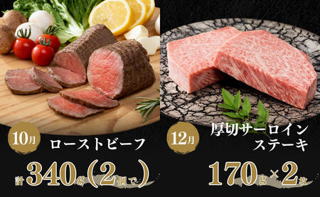 【ふるなび限定】偶数月が楽しみになる！ 佐賀牛定期便 第2弾 バラエティ定期便【有田まちづくり公社】牛肉 全6回 計1.7kg 定期便 肉 黒毛和牛 ロース サーロイン しゃぶしゃぶ 焼肉 ステーキ ローストビーフ おすすめ ギフト 贈答 10万円 100000円 za037 FN-Limited-SP