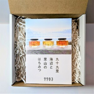 九十九里はちみつ（9983）スモールボトル110g×2種セット