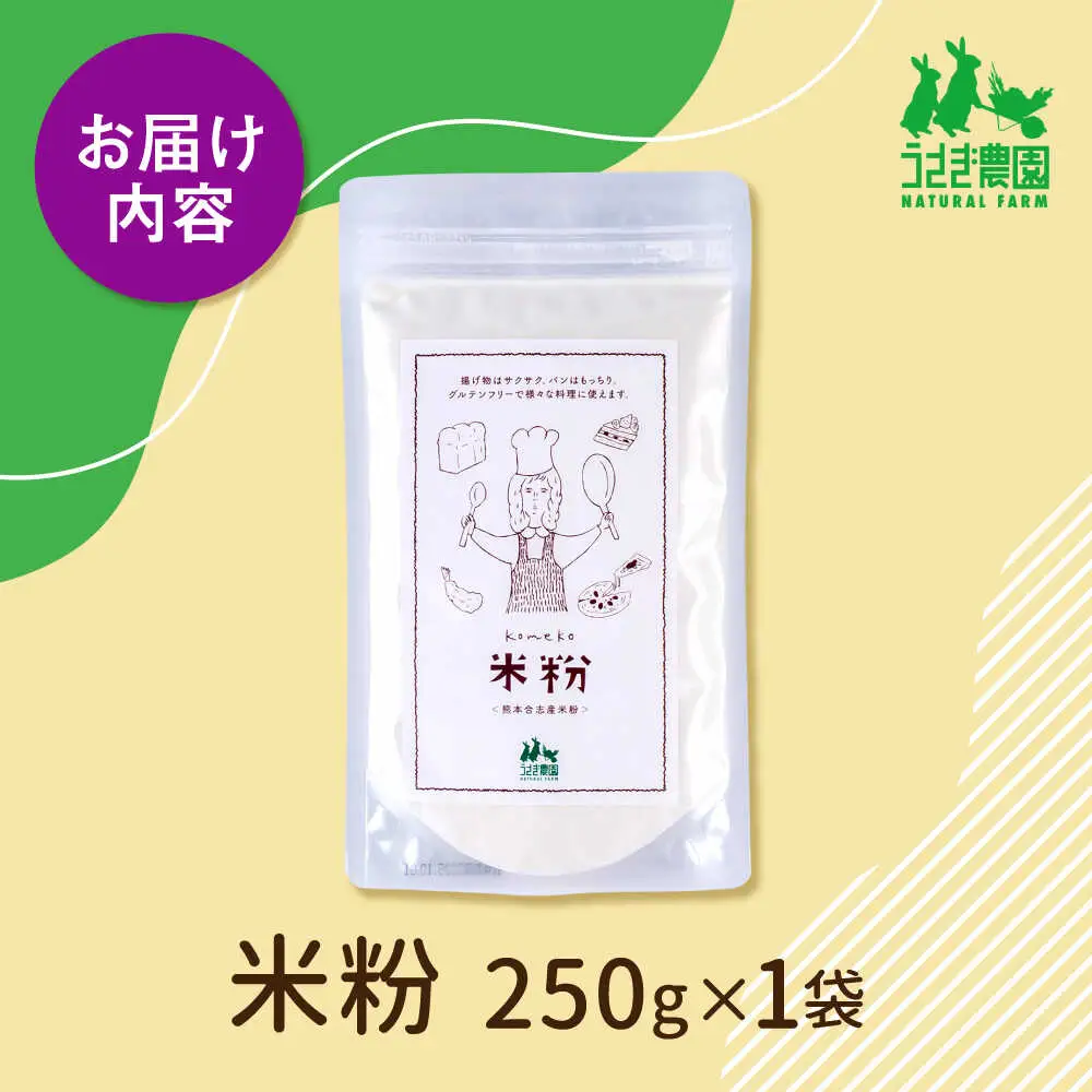 米粉 250g×1袋【うさぎ農園】[AYDJ017]
