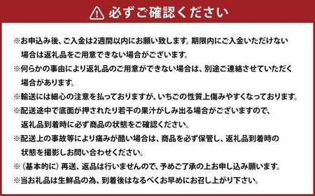 【3ヶ月定期便】あまおう 約250～270g × 2パック × 3回 （合計 ： 約1500g～1620g） 【2027年2月上旬～4月下旬発送予定】 あまおう いちご イチゴ 苺 果物 くだもの フルーツ 福岡県産 国産 福岡県 遠賀町 冷蔵