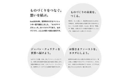 【株式会社Knot】 選べる！ ストラップカラー 8色 クラシックシリーズ メカニカルオープンハート シルバー×ホワイト （CAP-38SVWH1） 腕時計 時計 ウォッチ 日本製 機械式 自動巻き 東京都 武蔵野市