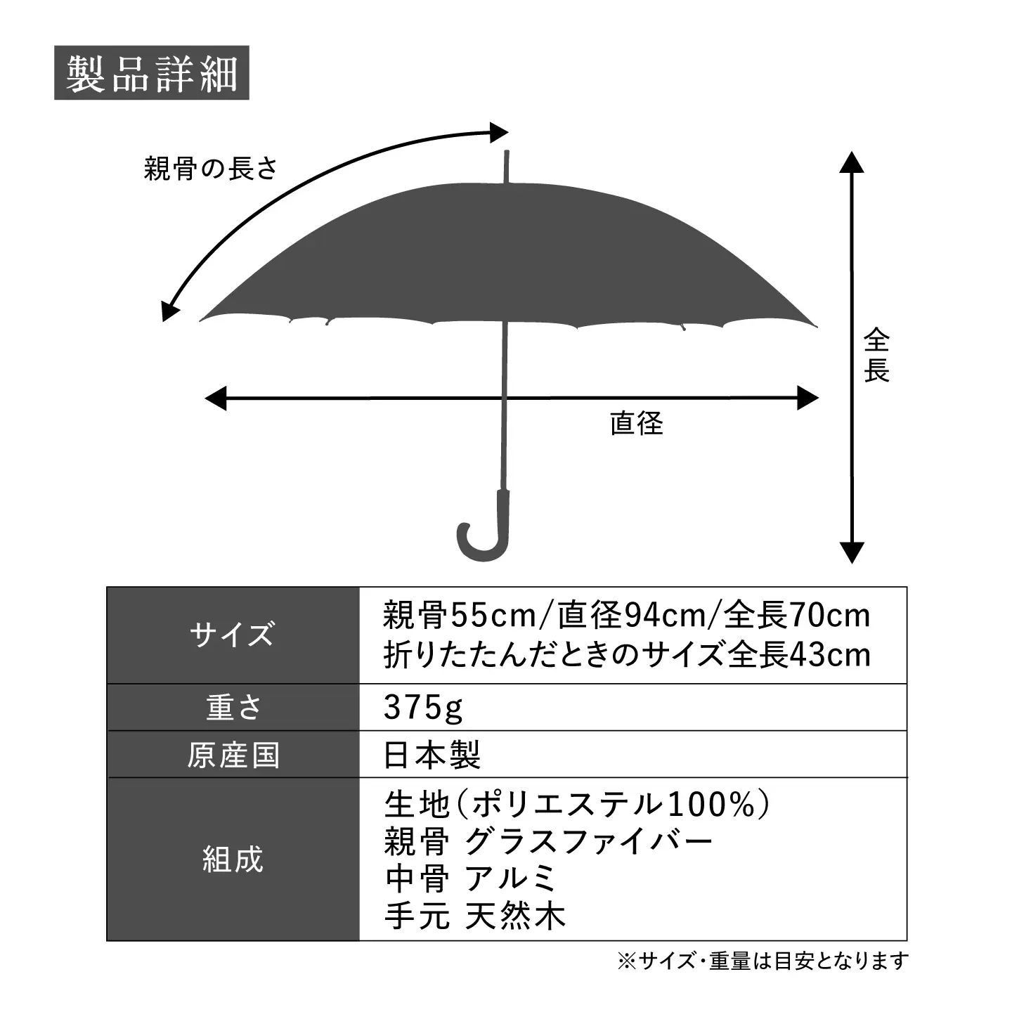 漆宵傘（しつよいかさ） ワイン 越前漆塗 東京洋傘 