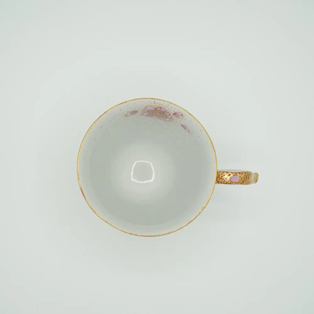 九谷焼 マグカップ・金襴手さくら