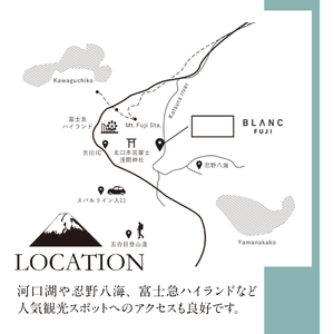 【BLANC FUJI】 宿泊助成券 30,000円分 ヴィラ ホテル 宿泊 食事